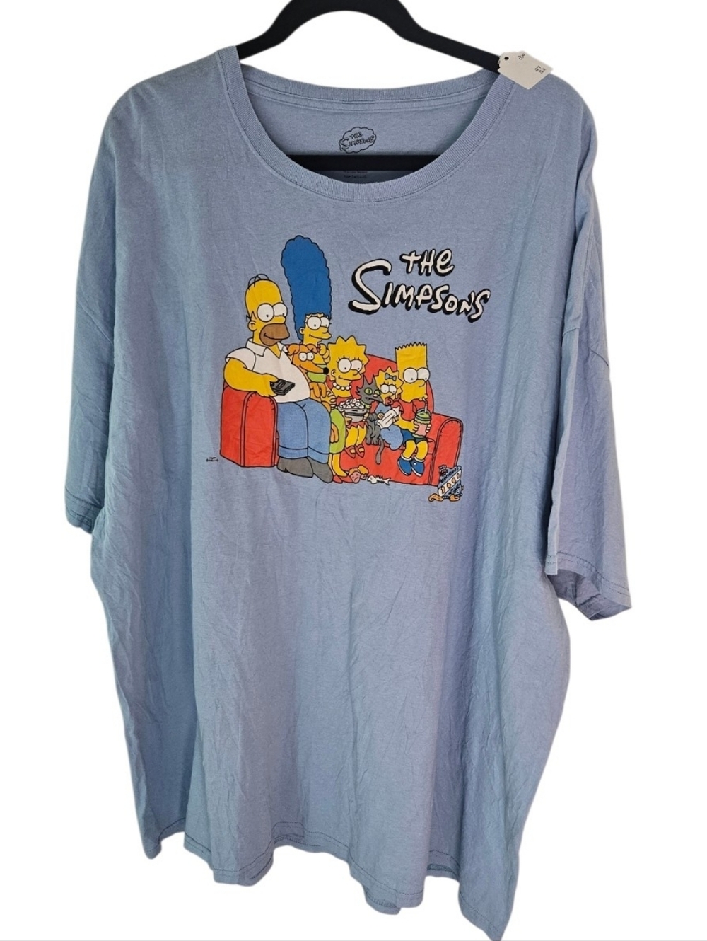 The Simpsons Graphic Tee - Light Blue Women's Short Sleeve